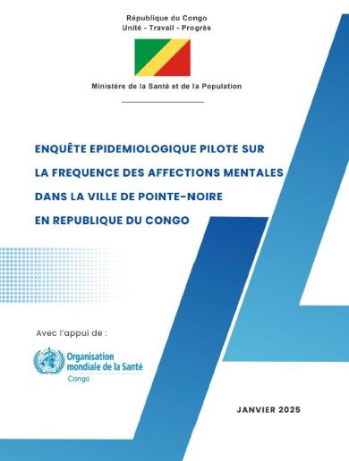 Enquête épidémiologique pilote sur la fréquence des affections mentales à Pointe-Noire